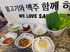 餐前小菜-安又胖韩国烤肉(美罗城店)