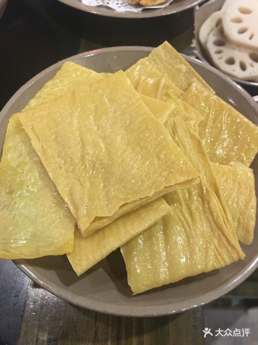 耙二哥腰片王老火锅(解放碑店)豆皮图片 - 第3851张