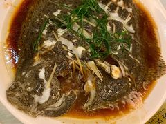 清蒸多宝鱼-覃记海鲜美食餐厅