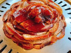 烤鸭加黑胡椒鸭架锅-三人行骨头王火锅(长寿店)