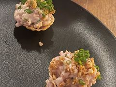 火腿小塔塔配黑蒜+猪油渣-BOR Eatery(安福路店)