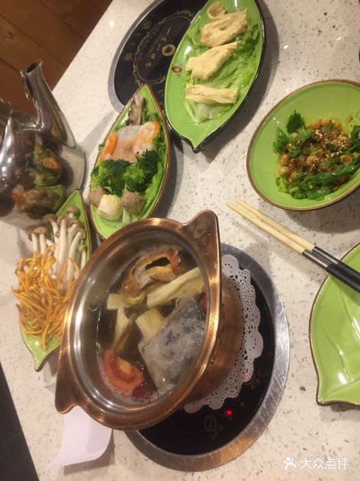 一叶一世界藏茶蔬食火锅(818广场店-图片-上海美食-大众点评网