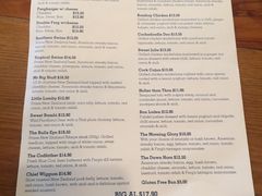 菜单-Fergburger(皇后镇店)