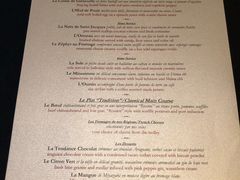 菜单-LA TABLE de Joël Robuchon Restaurant