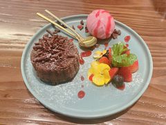 熔岩蛋糕冰激淋-ALLORA意大利餐厅(丰盛里店)