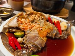 -草家酱蟹炭火烤肉店(珲春南路一店)