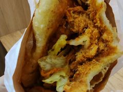 -小红车炸蛋葱油饼