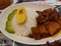咖喱揸腩饭-敏华冰厅(平安金融中心店)