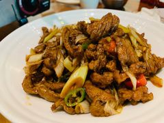 葱爆羊肉-茶叁酒肆·楚味江湖(菱角湖店)