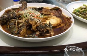 Anglerfish with Fried Egg