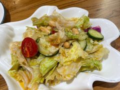 -东来菜馆•手抓海鲜家常菜•海鲜锅贴(鸽子窝店)