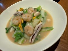 渔村海鲜小白菜-波螺油子·海肠捞饭·青岛菜(银座店)