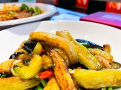 茄子豇豆-鸡毛店·川菜(双楠店)