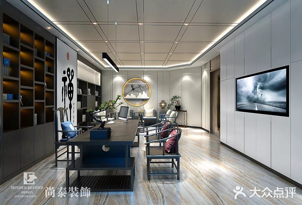 大气又轻奢的办公室,这质感好高端啊!