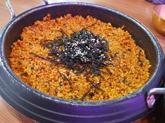 辣鸡爪煲汤汁炒饭-HOTISLAND海鸡岛·韩国料理(江南西店)