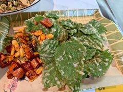 香酥桑叶-食光慢宴·安吉土菜馆