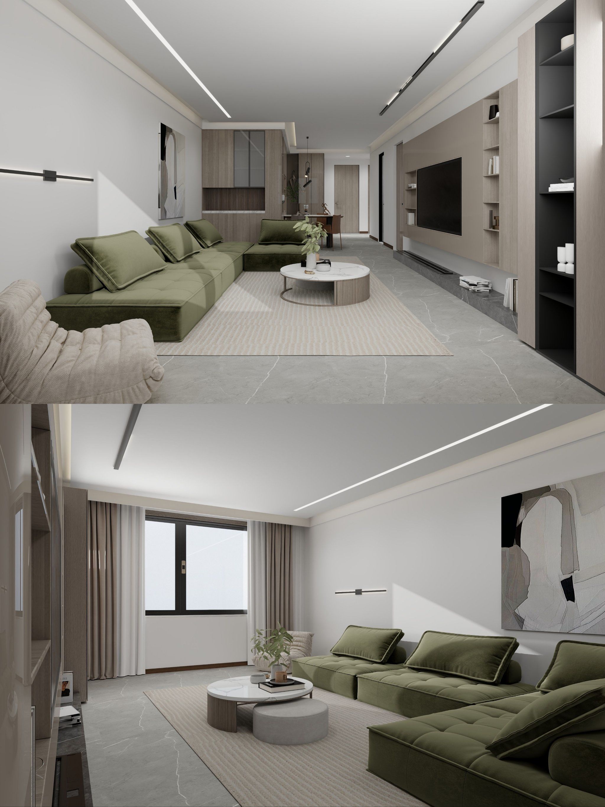 中海开元壹号128平现代风户型研发,通透温暖的家☀