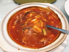 香煎本地粿条配现做番茄汁-东海酒家(长平东路店)