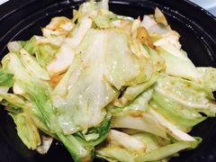 猪油渣炒牛心菜-眉州东坡(上海中心店)