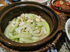 湖虾仁玉带丝瓜-南京大牌档(香港广场店)