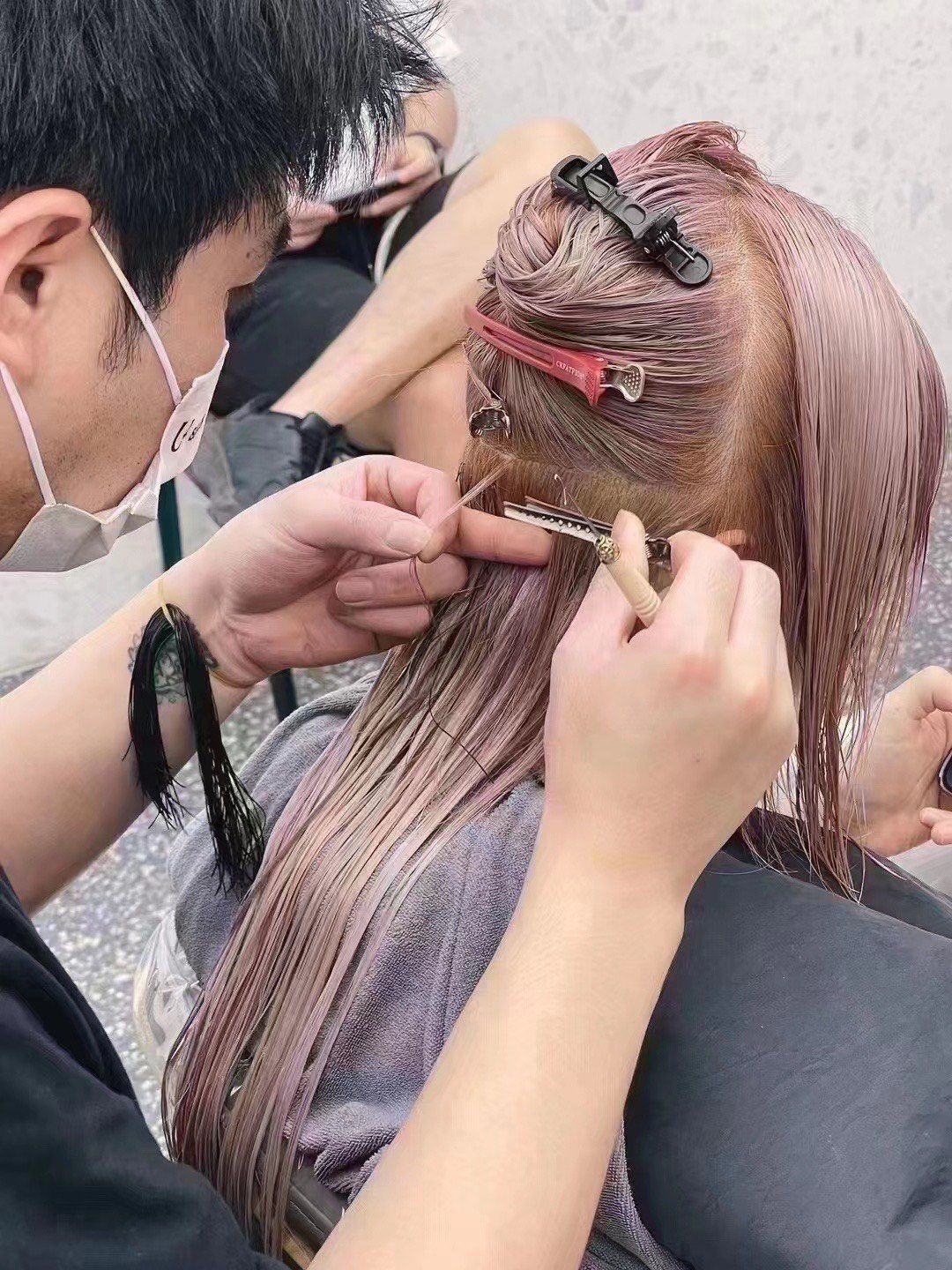 接完头发也太好看了吧