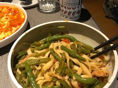 豆角丝炒肉拌转百刀-日上三甘(三里屯店)