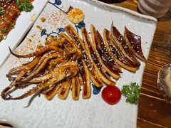 现烤整只大鱿鱼-小川洋风料理(街道口店)