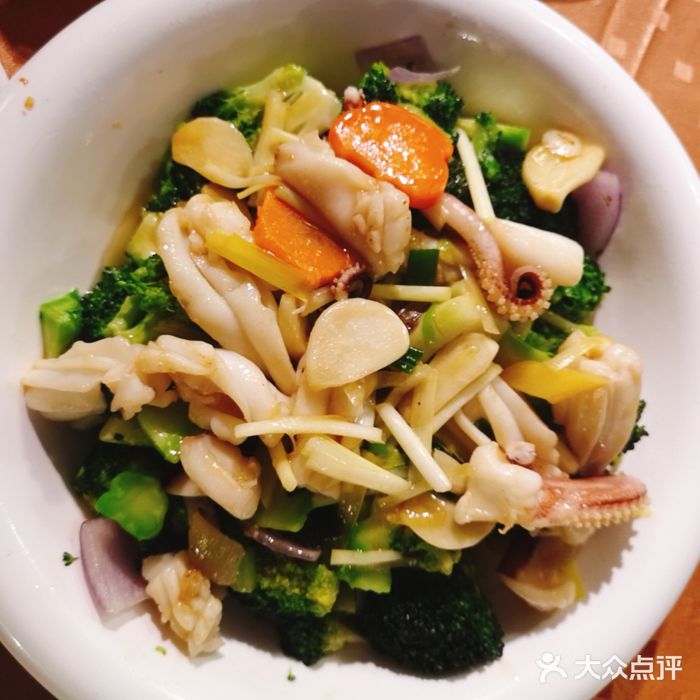 富临食府-西兰花炒鲜尤-菜-西兰花炒鲜尤图片-广州美食-大众点评网