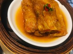 鲍汁鲜虾腐皮卷-粤新茶餐厅(江北万达广场店)