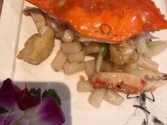 梭子蟹炒年糕-新白鹿餐厅(城西银泰城店)