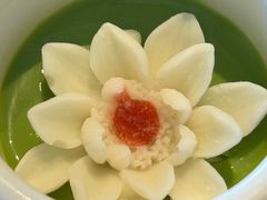 一朵白莲千娇照水-蘇锦宴·淮扬菜烤鸭·小院(三元桥霄云路店)
