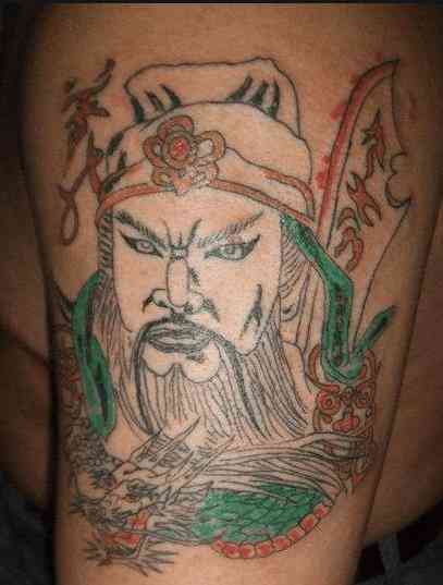 酷尔美纹身-"清溪俊哥纹身这就是两千多的大满背,现在想.