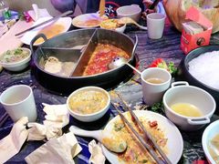 -热火朝天鲜切牛肉火锅(南强街巷店)