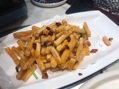 干煸老南瓜-雅和睿景·商务宴·风味土窑鸡(花博汇店)
