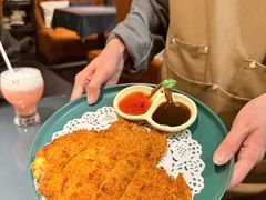 芝士炸猪排-吱咖啡西式简餐