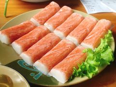 招牌生吃蟹肉-东镇老火锅(长春路首店)