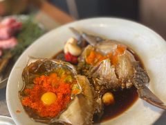 -草家酱蟹炭火烤肉店(珲春南路一店)