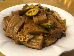 拌橡子冻-海兰江石锅饭(水上店)