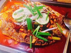 -探鱼·鲜青椒爽麻烤鱼(银泰城店)