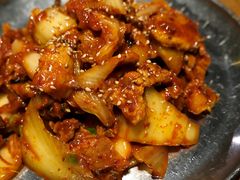 泡菜五花肉-包装马车·韩国料理·포장마차