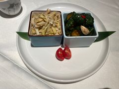 炝黄瓜拌羊尾竹笋-天港海鲜(创新港天港禧悦酒店)