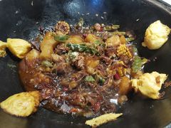 豆角土豆炖排骨-妈妈家铁锅炖(景诚园综合楼店)