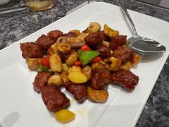 杏鲍菇彩椒牛仔粒-頂好酒家·经典粤菜(海信广场店)