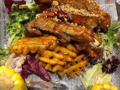 碳烤猪肋排-疯克大象美式烤肉餐厅