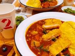 炸虾排咖喱蛋包饭-池奈·咖喱蛋包饭(熙地港店)