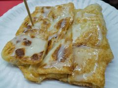 Roti+eggs+cheese-香蕉奶奶