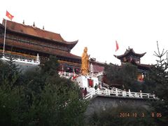 老爷山火烧台感应寺门口-老爷山风景区
