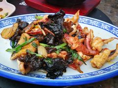 孜然爆鱿鱼-小粤楼·怀旧粤菜(万辉国际广场店)