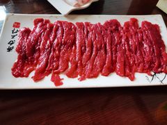 手切鲜羊上脑-竹叶涮肉坊(总店)