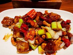 神仙果仁宫保肥肝-君悦酒店·1881·北京烤鸭